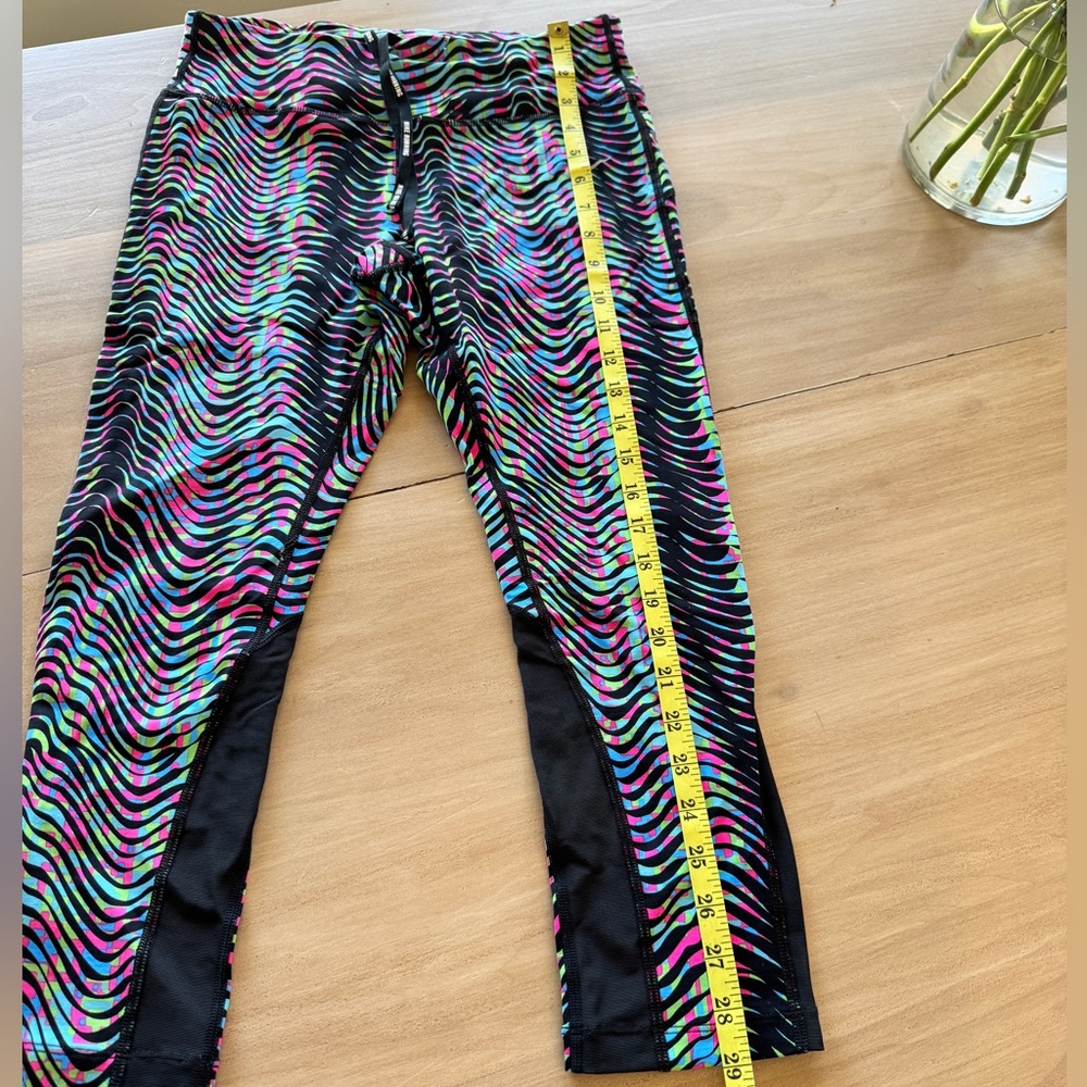Nike Sidewinder EPIC running crop tights- like new- fun- multi color - Picture 8 of 9